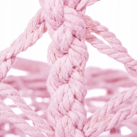 Кресло-качели (плетеное) Springos SPR0021, розовое - Фото №7