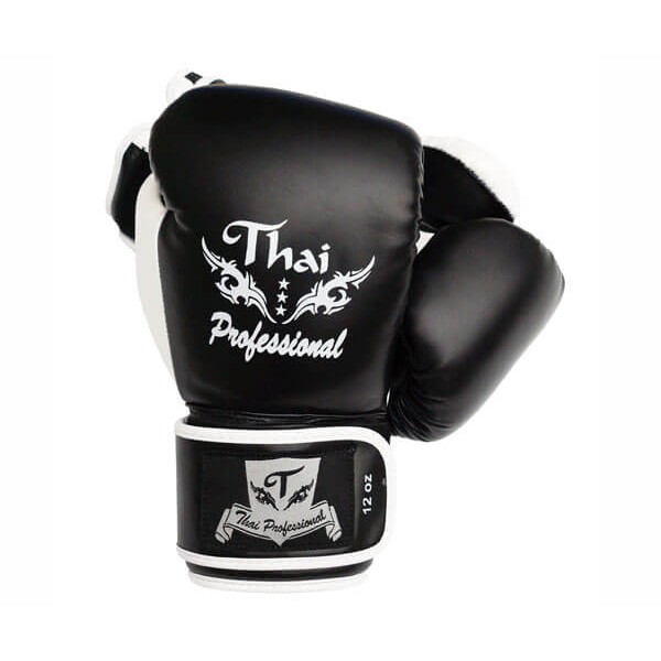 

Перчатки боксерские Thai Professional BG8 (FP-340-V) - черные, Черный