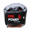 Шлем боксерский FirePower FPHG2, черный - Фото №3