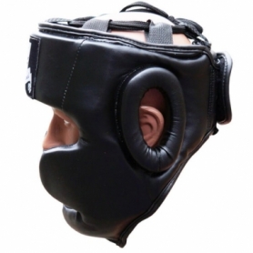 Шлем боксерскийThai Professional HG3L (FP-808-V) - черный - Фото №2