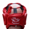 Шлем боксерский Thai Professional HG3L (FP-810-V) - красный - Фото №3
