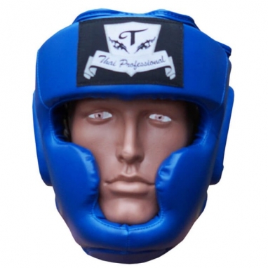 Шлем боксерский Thai Professional HG3L (FP-814-V) - синий