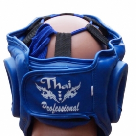 Шлем боксерский Thai Professional HG3L (FP-814-V) - синий - Фото №3
