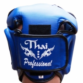 Шлем боксерский Thai Professional HG3T (FP-820-V) - синий - Фото №3