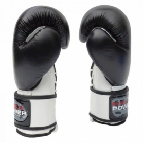 Боксерские перчатки FirePower FPBG10, черные - Фото №2