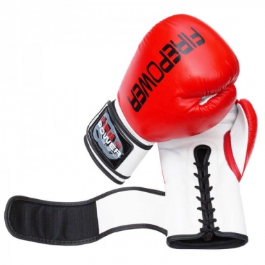 Боксерские перчатки FirePower FPBG10, красные