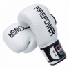 Боксерские перчатки FirePower FPBG10, белые - Фото №3