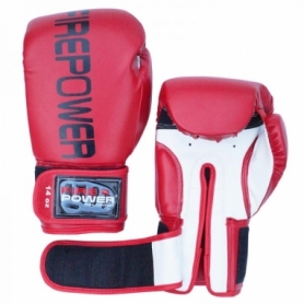 Боксерские перчатки FirePower FPBGА1, красные - Фото №4