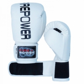 Боксерские перчатки FirePower FPBGА1, белые - Фото №4