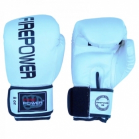 Боксерские перчатки FirePower FPBGА11, белые - Фото №4