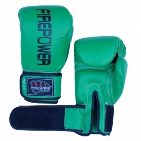 Боксерские перчатки FirePower FPBGА11, зеленые - Фото №3