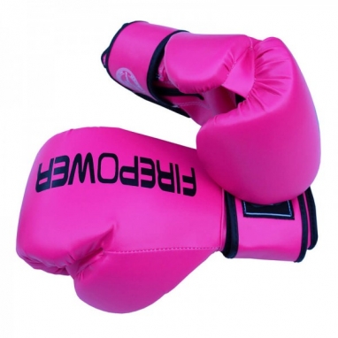 Боксерские перчатки FirePower FPBGА11, розовые