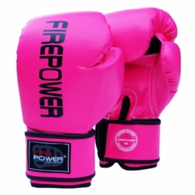 Боксерские перчатки FirePower FPBGА11, розовые - Фото №2