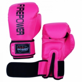 Боксерские перчатки FirePower FPBGА11, розовые - Фото №5