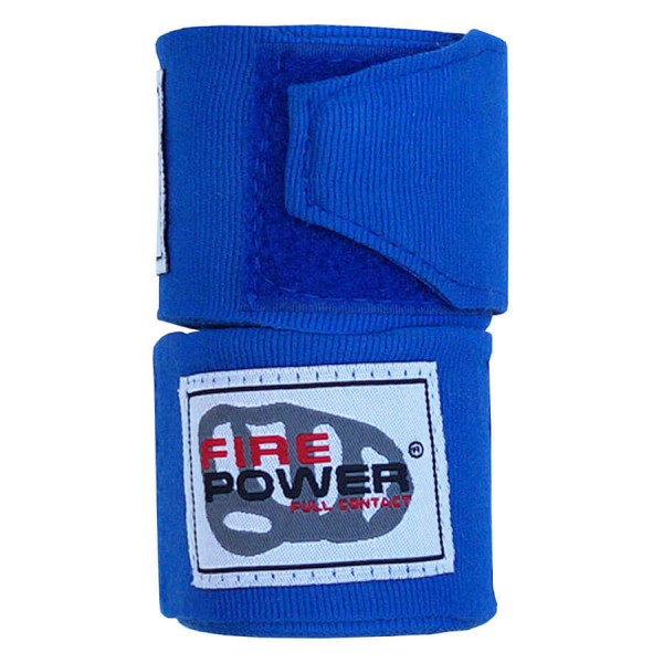 

Бинты боксерские эластичные FirePower FPHW3 Синие, 2 шт. по 4,5 м, Синий