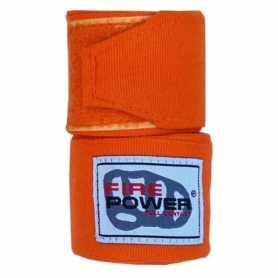 Бинты боксерские эластичные FirePower FPHW3 Оранжевые, 2 шт. по 3 м