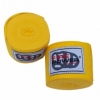 Бинты боксерские эластичные FirePower FPHW3 Желтые, 2 шт. по 4 м - Фото №3