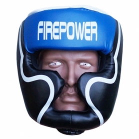 Шлем боксерский FirePower FPHGA5, синий - Фото №2