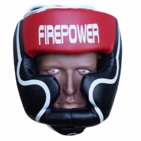 Шлем боксерский FirePower FPHGA5, красный - Фото №2