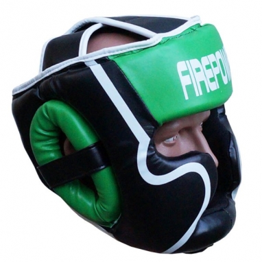 Шлем боксерский FirePower FPHGA5, зеленый