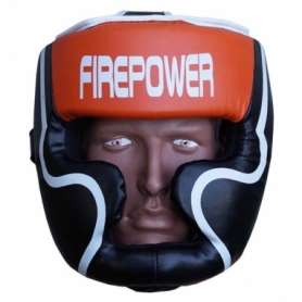 Шлем боксерский FirePower FPHGA5, оранжевый - Фото №2