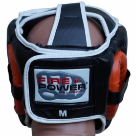 Шлем боксерский FirePower FPHGA5, оранжевый - Фото №3