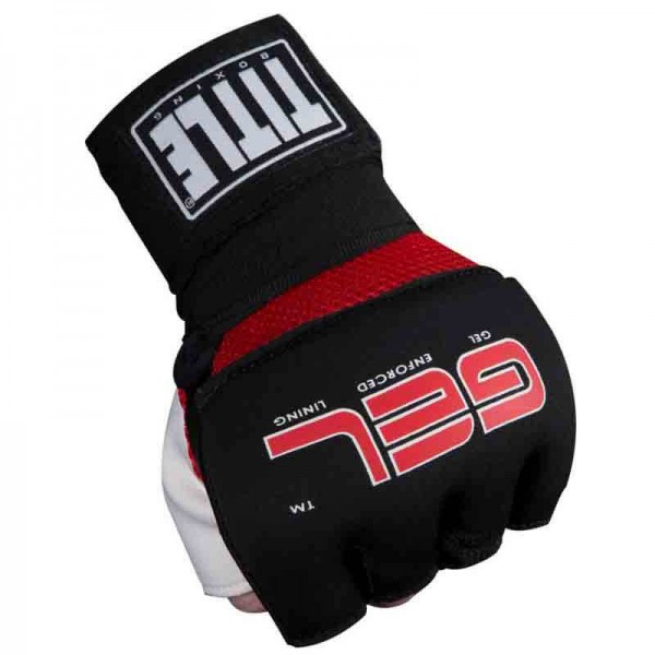 

Бинт-перчатки гелевые TITLE Boxing Assault Wraps (FP-1465-V, Черный