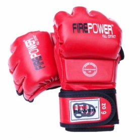 Перчатки MMA FirePower FPMGA3 (FP-1787) - красные