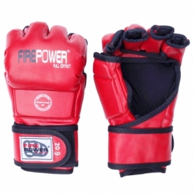Рукавички MMA FirePower FPMGA3 (FP-+1787) - червоні - Фото №2