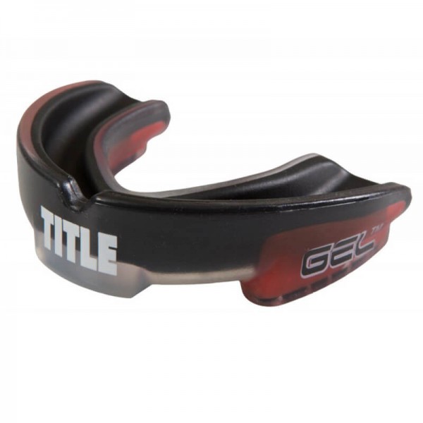 

Капа TITLE Gel Triple-Shox Черная с красным (Для взрослых), Черный