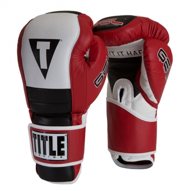Перчатки боксерские Title Boxing Gel Rush Training (FP-2945-V) - красные
