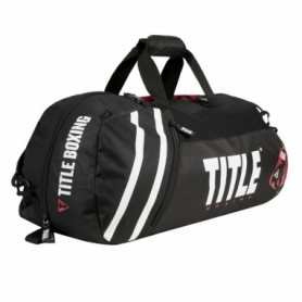 Сумка-рюкзак TITLE Boxing World Champion Sports NEW (FP-3211), черная - Фото №2