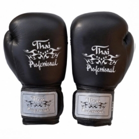 Перчатки боксерские Thai Professional BG5VL (FP-3248-V) - черные - Фото №5