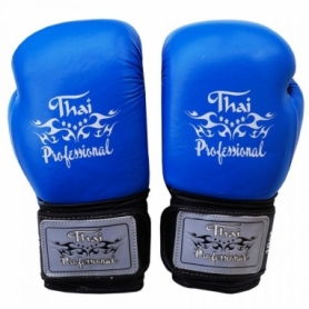 Перчатки боксерские Thai Professional BG5VL (FP-3250-V) - синие - Фото №3