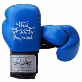 Перчатки боксерские Thai Professional BG5VL (FP-3250-V) - синие - Фото №5
