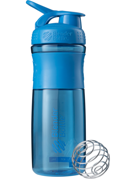 

Бутылка спортивная-шейкер BlenderBottle SportMixer 820ml Cyan, Сине-зеленый