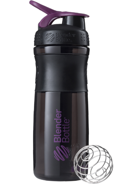 

Бутылка спортивная-шейкер BlenderBottle SportMixer 820ml Black/Plum, Черно-фиолетовый