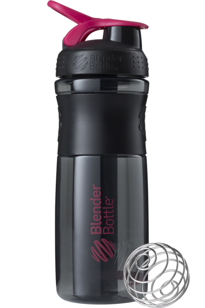 

Бутылка спортивная-шейкер BlenderBottle SportMixer 820ml Black/Pink, Черно-розовый