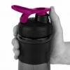 Бутылка спортивная-шейкер BlenderBottle SportMixer 820ml Black/Pink - Фото №2