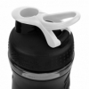 Пляшка спортивна-шейкер BlenderBottle SportMixer 820ml Black / White - Фото №3