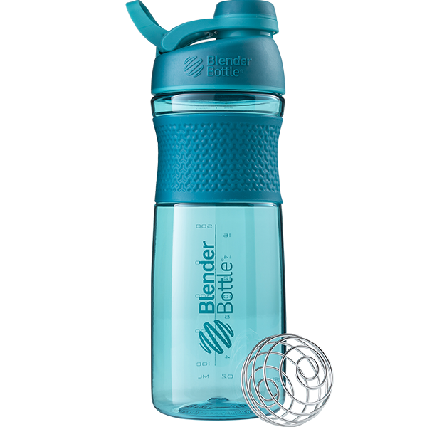 

Бутылка спортивная-шейкер BlenderBottle SportMixer Twist 820ml Teal, Зелено-синий