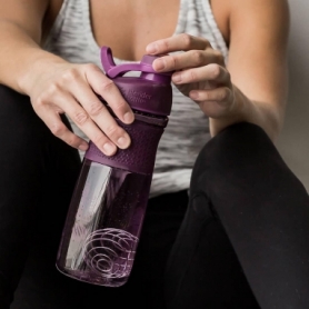 Пляшка спортивна-шейкер BlenderBottle SportMixer Twist 820ml Plum - Фото №3