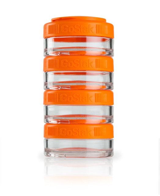 

Контейнер спортивный BlenderBottle GoStak 4*40ml Orange, Оранжевый