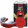 Капа OPRO Gold UFC Hologram Red Metal / Silver (art.002260002)