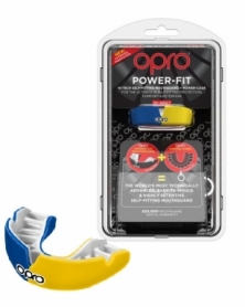 Капа OPRO Power-Fit Hi-Tech Self-Fitting Blue / Yellow (art002293007)