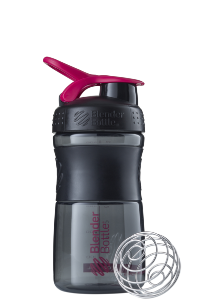 

Бутылка спортивная-шейкер BlenderBottle SportMixer 590ml Black/Pink, Черно-розовый