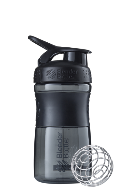 

Бутылка спортивная-шейкер BlenderBottle SportMixer 590ml Black, Черный