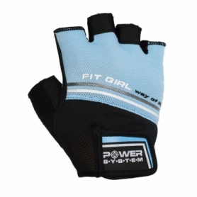 Перчатки для фитнеса Power System Fit Girl Evo Blue (PS_2920_Blue) - Фото №4