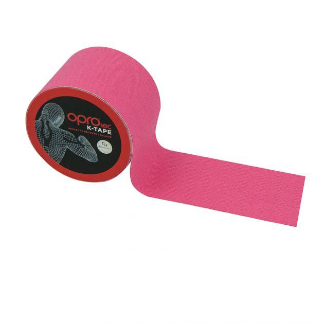 

Кинезиологический тейп OPROtec Kinesiology Tape TEC57543 розовый 5cм*5м