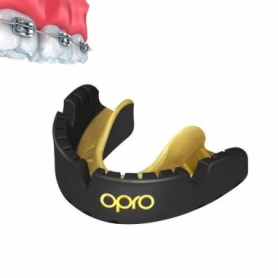 Капа OPRO Gold Braces Black / Goldl (art.002227005)